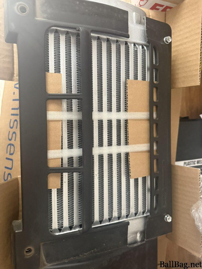 Test fitting the diverter