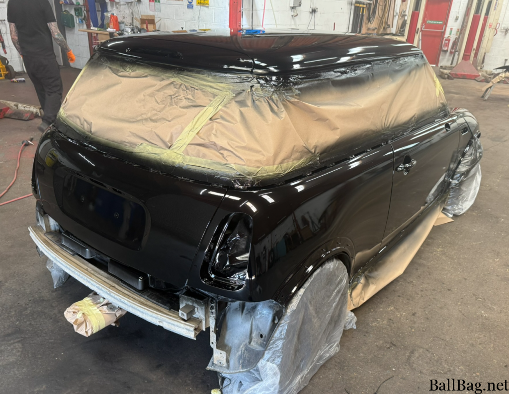 Whole car being painted on a budget