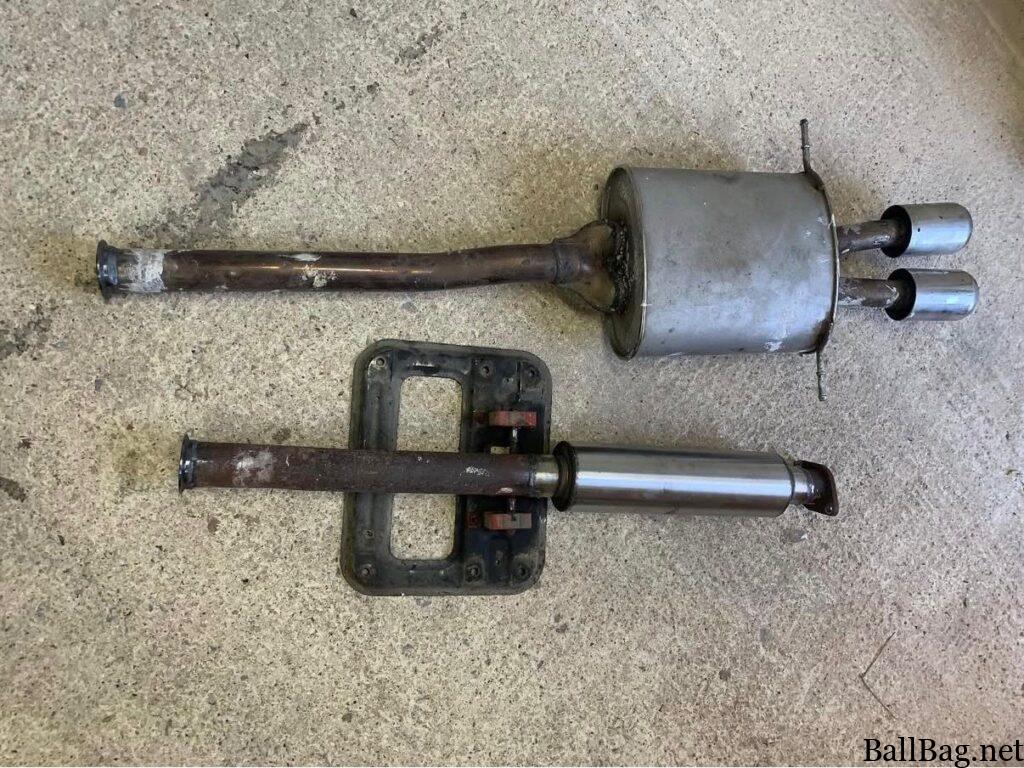 R56 exhaust tips - modified fitment