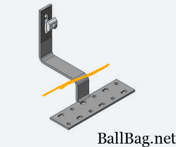 Modified solar panel mounting bracket used for splitter attachment