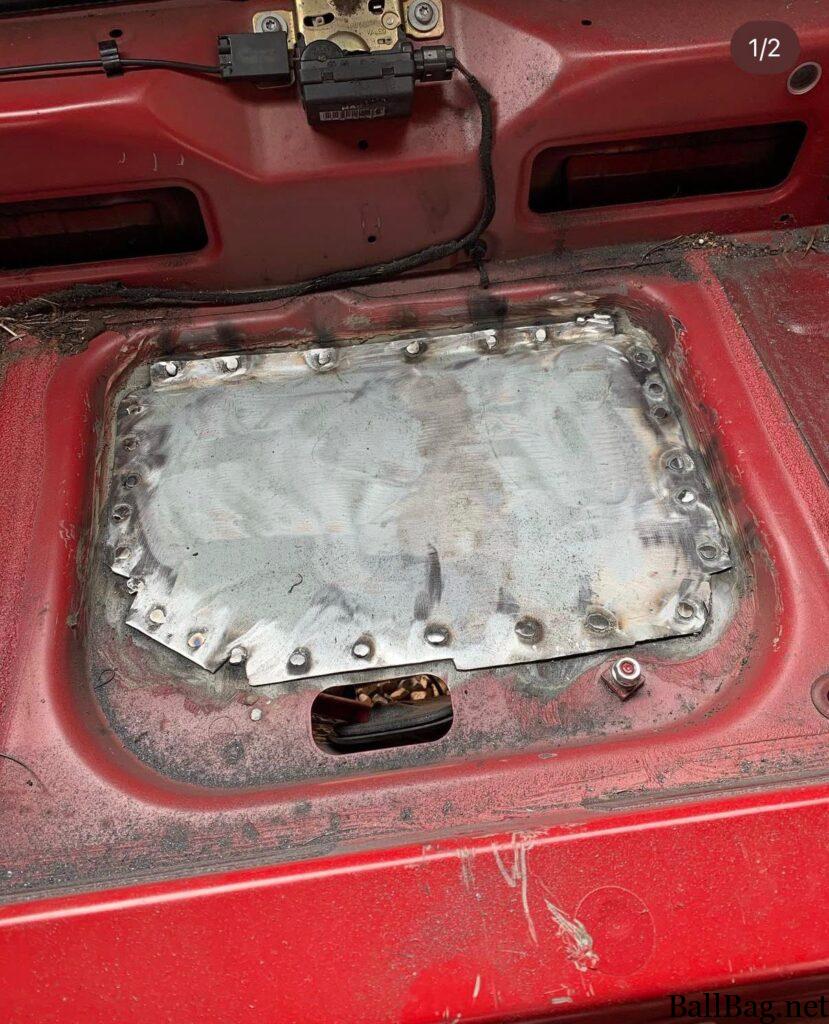 R56 exhaust hanger installation