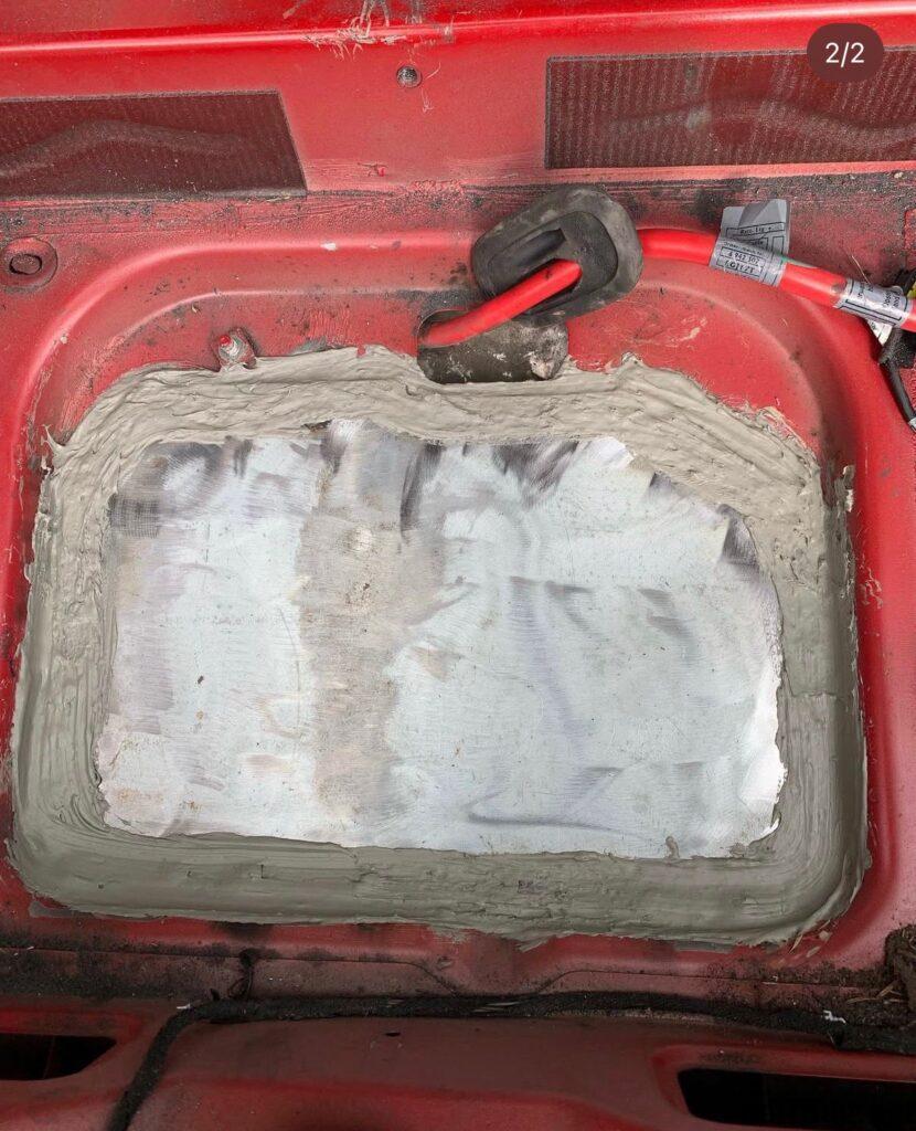 R56 exhaust clearance check